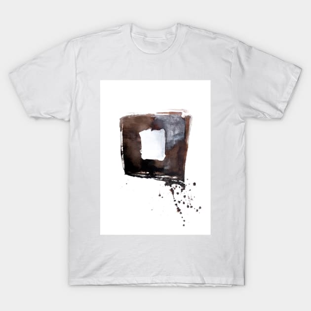 Brown ink art T-Shirt by SemelArt